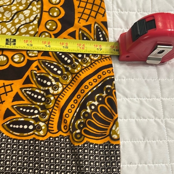 Custom African Two-Piece Wax Print Dress by Designer Chika Nwosa | Size Small - Picture 12 of 13